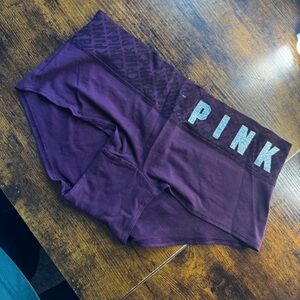 PINK Victoria's Secret Deep Purple Shorts